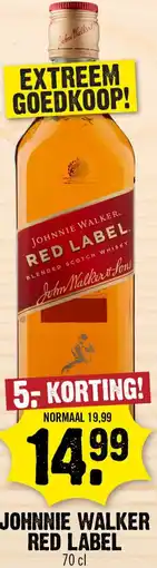 Dirk John Walker Red Label aanbieding