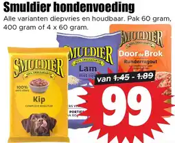 Dirk Smuldier hondenvoeding aanbieding