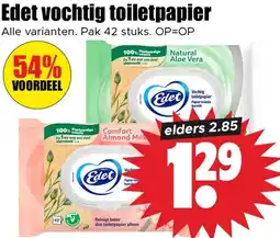 Dirk Edet vochtig toiletpapier aanbieding