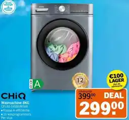 Albert Heijn Chiq Wasmachine 8KG aanbieding