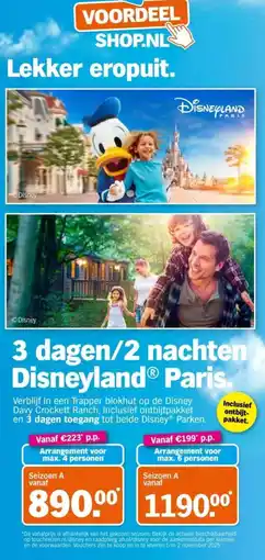 Albert Heijn Disneyland Paris. aanbieding