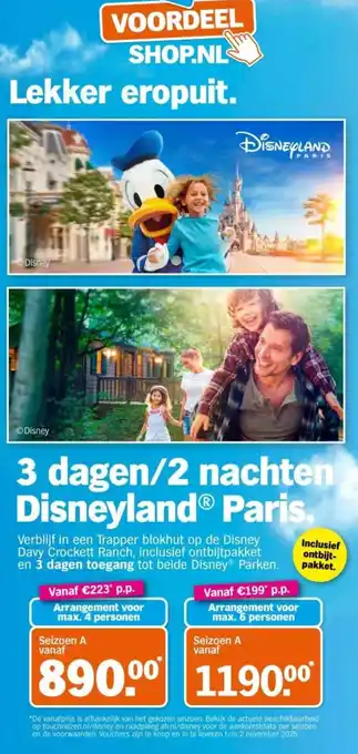 Albert Heijn Disneyland Paris. aanbieding