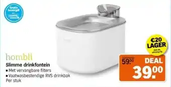 Albert Heijn Hombli Slimme drinkfontein aanbieding