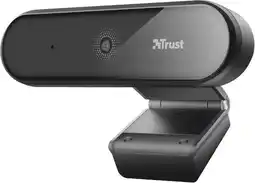 MediaMarkt TRUST Tyro - Full HD (1080p) Webcam - Zwart - Inclusief statief - Ingebouwde microfoon aanbieding