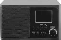 MediaMarkt PEAQ PDR170BT DAB-radio Zwart aanbieding