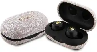 Bol.com Guess True Wireless 4G Metal Bluetooth In-Ear Oordopjes - Roze aanbieding
