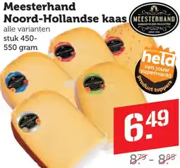 Dagwinkel Meesterhand Noord-Hollandse kaas aanbieding