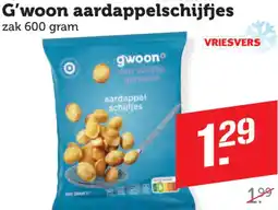 Dagwinkel G'woon aardappelschijfjes aanbieding