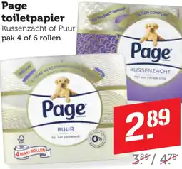 Dagwinkel Page toiletpapier aanbieding