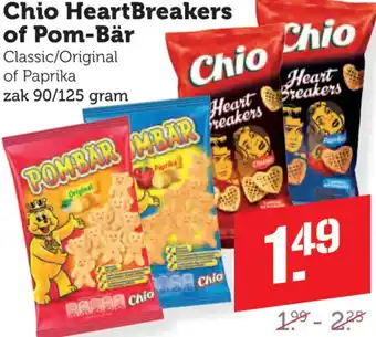 Dagwinkel Chio HeartBreakers of Pom-Bär aanbieding