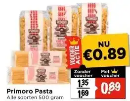 Vomar Voordeelmarkt Primoro Pasta aanbieding
