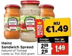 Vomar Voordeelmarkt Heinz Sandwich aanbieding