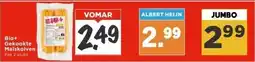 Vomar Voordeelmarkt Bio+ Gekookte Maïskolven aanbieding