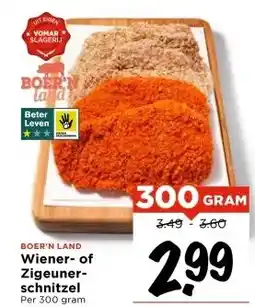 Vomar Voordeelmarkt Wiener- of Zigeuner- schnitzel aanbieding