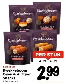 Vomar Voordeelmarkt Kwekkeboom Oven & Airfryer Snacks aanbieding