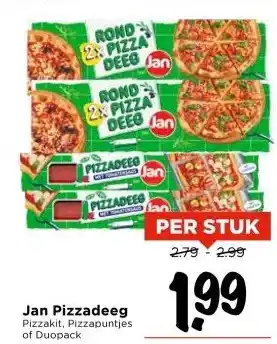 Vomar Voordeelmarkt Jan Pizzadeeg aanbieding