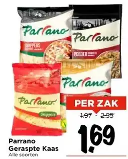 Vomar Voordeelmarkt Parrano Geraspte Kaas aanbieding