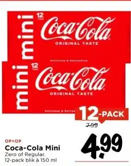 Vomar Voordeelmarkt Coca-Cola Mini aanbieding