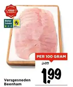 Vomar Voordeelmarkt Versgesneden Beenham aanbieding
