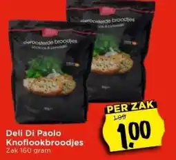 Vomar Voordeelmarkt Deli Di Paolo Knoflookbroodjes aanbieding