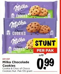 Vomar Voordeelmarkt Milka Chocolade Cookies aanbieding