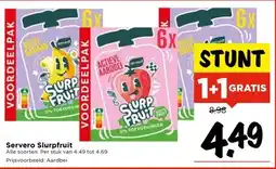 Vomar Voordeelmarkt Servero Slurpfruit aanbieding