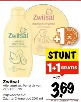 Vomar Voordeelmarkt Zwitsal aanbieding