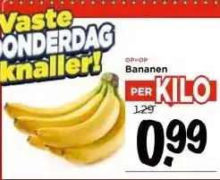 Vomar Voordeelmarkt Bananen aanbieding