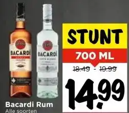 Vomar Voordeelmarkt Bacardi Rum aanbieding