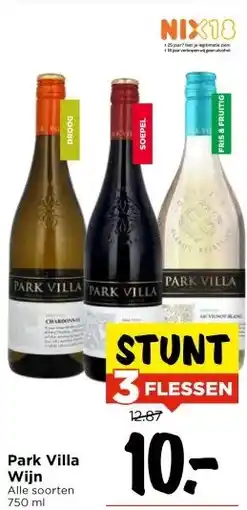 Vomar Voordeelmarkt Park Villa Wijn aanbieding