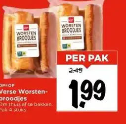 Vomar Voordeelmarkt Verse Worsten- broodjes aanbieding