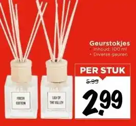 Vomar Voordeelmarkt Geurstokjes aanbieding