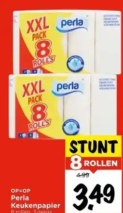 Vomar Voordeelmarkt Perla Keukenpapier aanbieding