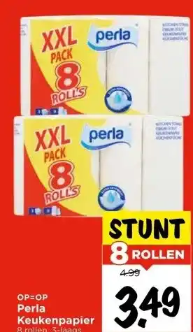 Vomar Voordeelmarkt Perla Keukenpapier aanbieding