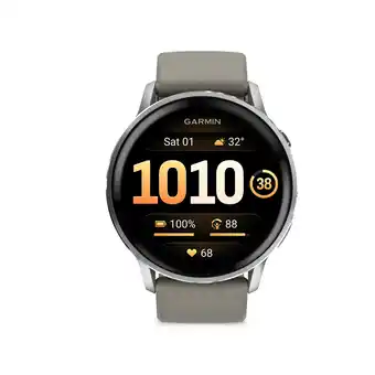 MediaMarkt GARMIN Venu 4 45mm Zilver/Grijs Smartwatch Grijs aanbieding
