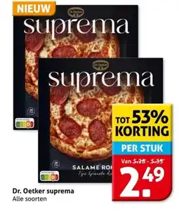 Hoogvliet Dr. Oetker suprema aanbieding