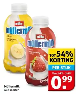 Hoogvliet Müllermilk aanbieding