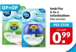 Hoogvliet Ambi Pur 5-in-1 toiletblokken aanbieding