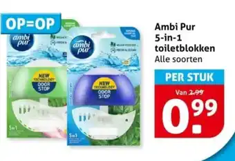 Hoogvliet Ambi Pur 5-in-1 toiletblokken aanbieding