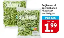 Hoogvliet Snijbonen of sperziebonen aanbieding