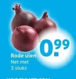 Hoogvliet Rode uien aanbieding
