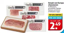Hoogvliet Smaak van Europa vleeswaren aanbieding