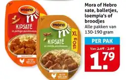 Hoogvliet Mora of Hebro sate, balletjes, loempia's of broodjes aanbieding
