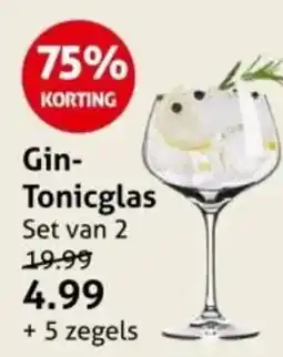 Hoogvliet Gin Tonicglas aanbieding