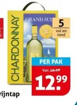 Hoogvliet Grand Sud wijntap aanbieding