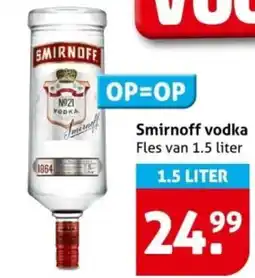 Hoogvliet Smirnoff vodka aanbieding