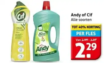 Hoogvliet Andy of Cif aanbieding
