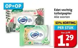 Hoogvliet Edet vochtig toiletpapier aanbieding