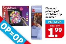 Hoogvliet Diamond painting of schilderen op nummer aanbieding