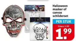 Hoogvliet Halloween masker of canvas schilderset aanbieding